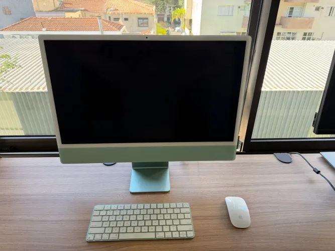 Apple iMac 24" (2021) Chip M1 8GB RAM SSD 256GB Verde
