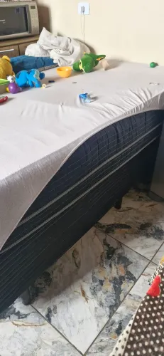 Cama casal Box + Base Barato pra ir hoje