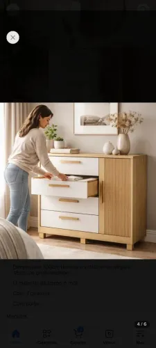 Cômoda andorinha pronta entrega peça nova dicasabh