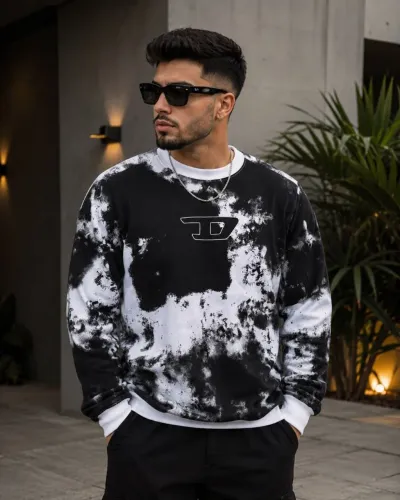 Blusa de Moleton careca Diesel
