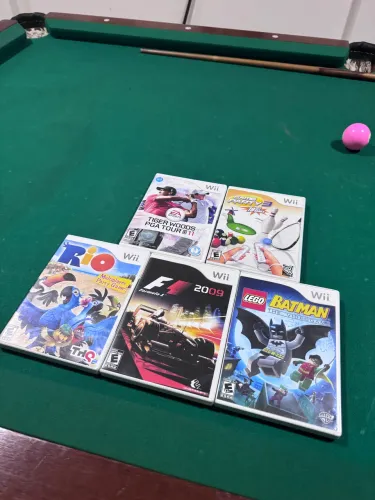 KIT 5 JOGOS DO WII