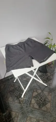 Short Feminino Get Over Preto Mescla Academia Casual Tamanho GG