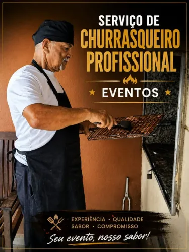 Churrasqueiro -Orçamento sem compromisso-chame no WhatsApp >>71) 9_9_2_3_2-5_3_0_1