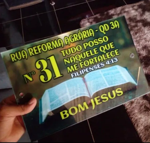 Placas de endereço