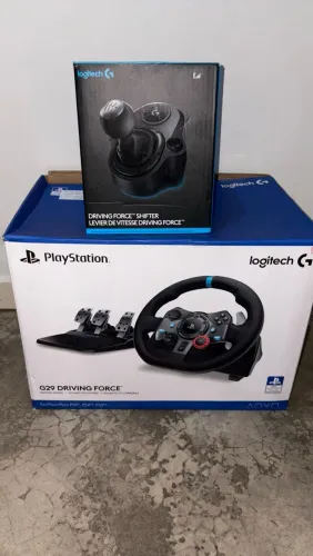 VOLANTE G29 + CÂMBIO LOGITECH