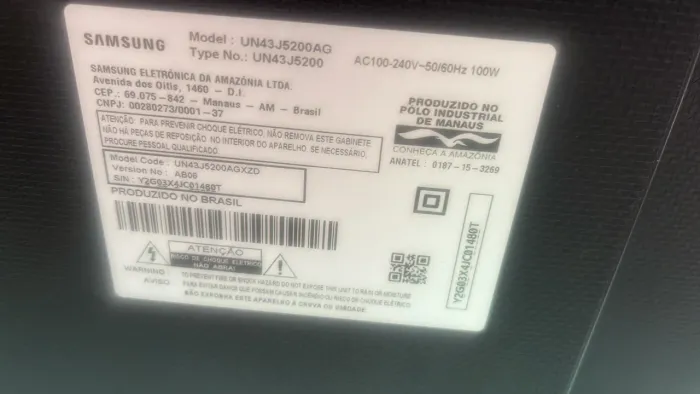 Tv Samsung 43 polegadas