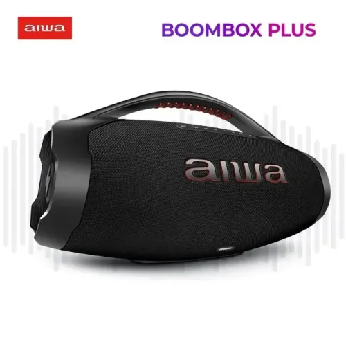 Caixa de Som Bluetooth AIWA Boombox Plus 200W Preto - Nova, Lacrada, NF e Garantia
