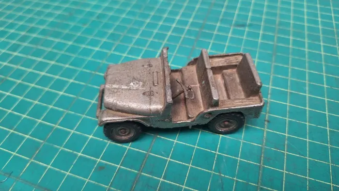Jeep Willys - Indústria Brasileira, fabricante JUÉ  em metal cromado Década de 1960