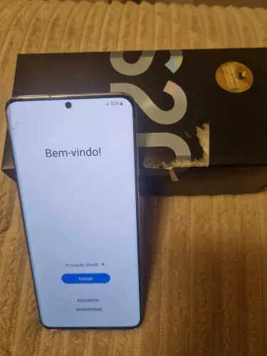 Samsung Galaxy S20+ 128GB Cloud Blue (Na Caixa) - Bateria Nova + Detalhe na Tela