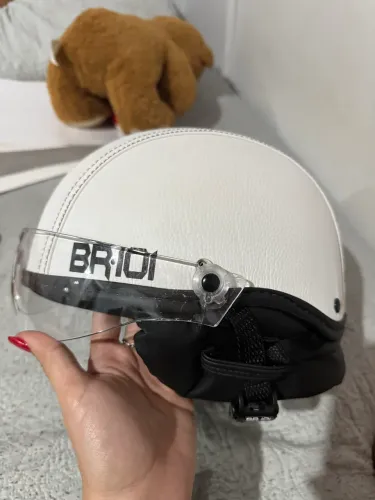 Capacete Coquinho Scooter Elétrica Bike Skate Patinete Br101 Premium Branco(TAM G)