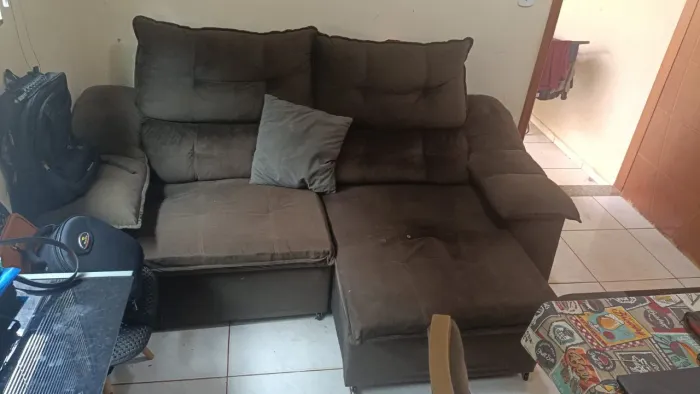 Sofá Retrátil e Reclinável 2m