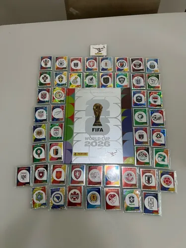 Set de figurinhas Completo álbum da copa 2026 para colar