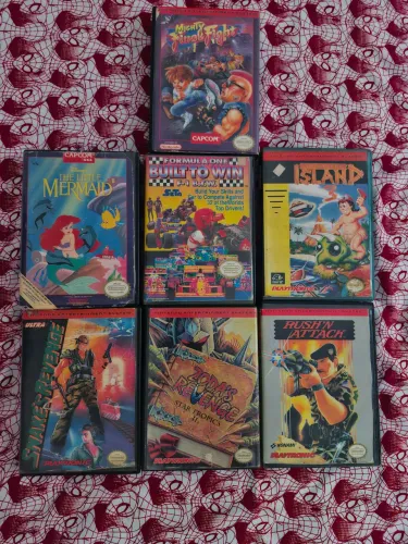 Lote de cartuchos originais nintendo nes