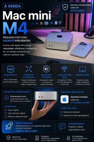 Apple MAC MINI M4 256GB