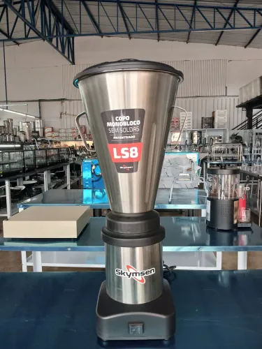 Liquidificador Comercial Inox Skymsen 8 Litros Copo Monobloco Inox