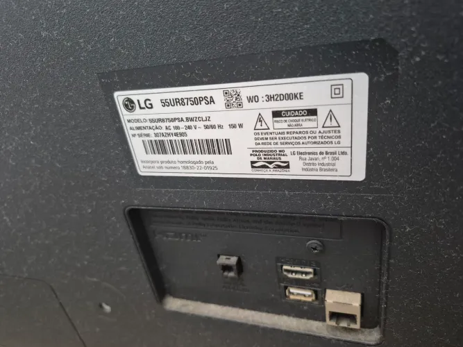 Tv LG, 50 polegadas ( para retirada de peças ) tela trincada