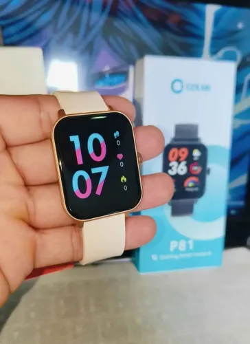 Smartwatch Colmi P81 Dourado Lacrado 