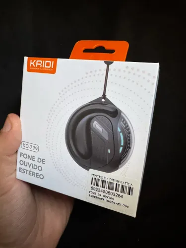 Fone de Ouvido KAIDI KD-799 Sem Fio para Corrida e Exercícios - NOVO