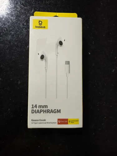 Fone de Ouvido Baseus C17 USB-C Tipo C - Original