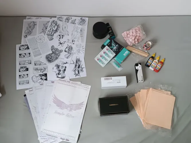 KIT COMPLETO DE TATUAGEM
