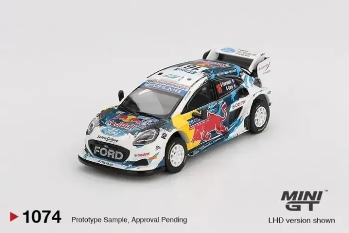 Ford Puma Rally Wrt Red Bull Mini Gt - 1/64 #1074