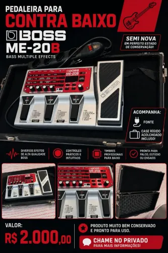 pedaleira boss me 20b