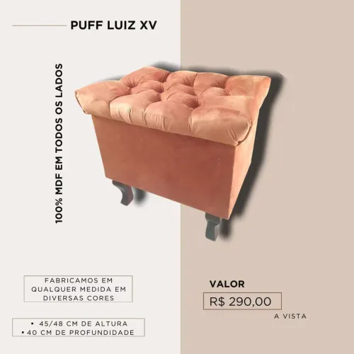 Puffs em MDF