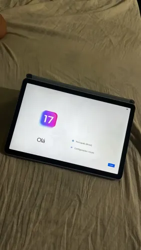 Tablet tela de 40 polegadas novo caixa todo completo 