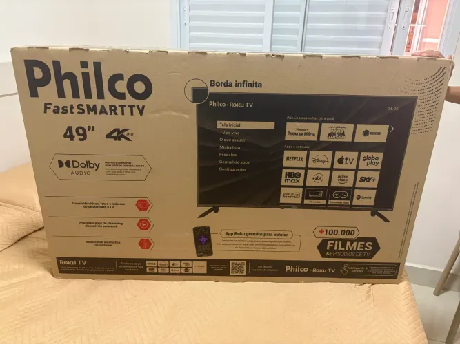 TV Philco 49 Polegadas Top - ZERA LACRADA GARANTIA 12 Meses