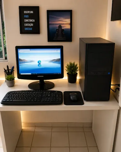 Computador Completo Intel Pentium 4GB HD500 Monitor