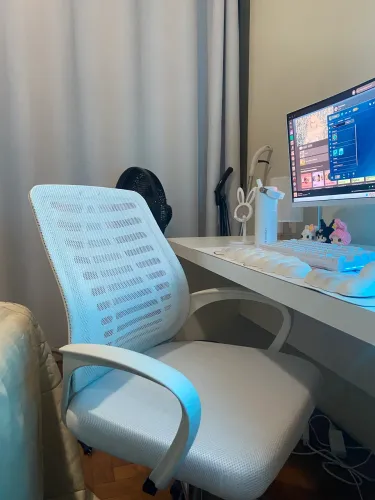 Cadeira Ergonômica Branca Nova - Nunca Usada