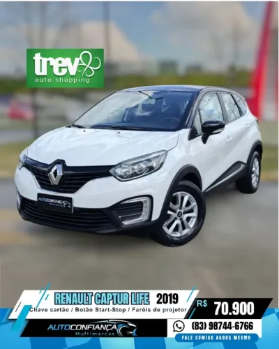 Renault Captur Life 1.6 16V Flex 5P Aut. 2019