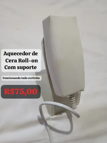 Aquecedor de cera roll-on