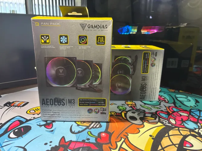 Gamdias Aeolus M3-1203R | 6x Fans 120mm