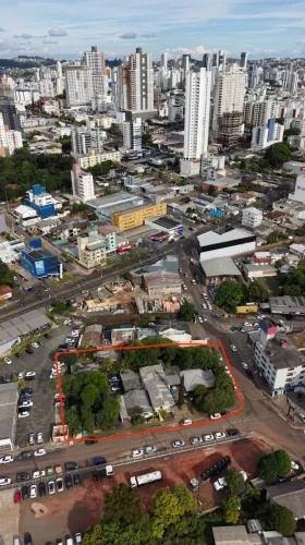 Terreno estratégico, de esquina e com 2.920m2 em Chapecó - Alto potencial comercial!