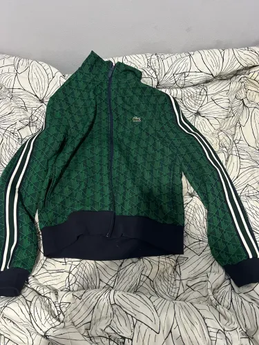 Jaqueta lacoste monograma verde 2025