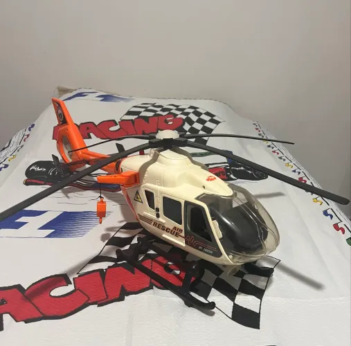 Helicóptero de Resgate DT - 1625R Toys Luzes e Som