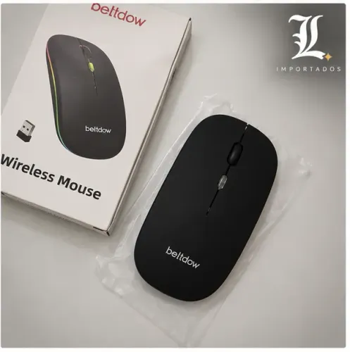 Mouse Sem Fio Wireless Com Receptor USB Para PC e Notebook (Novo)