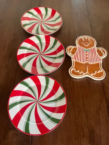 Kit Natal Candy Santini Christmas e bandeja gingerbread