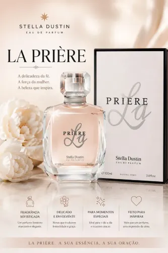 Perfume Stella Dustin La Priere - Feminino 100ml Lacrado Original