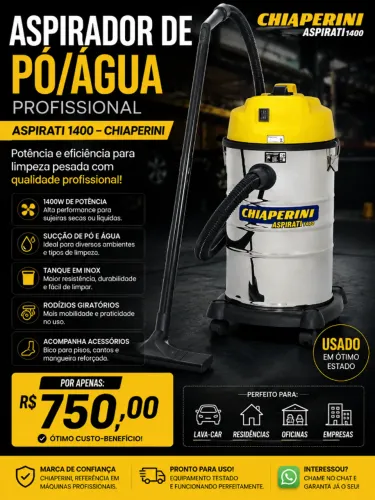 Aspirador profissional Chiaperini