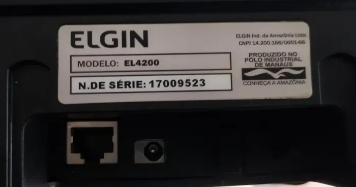 Leitor de código de barras Fixo Elgin EL 4200