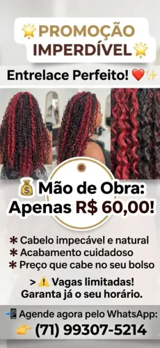 Entrelace mão de obra 