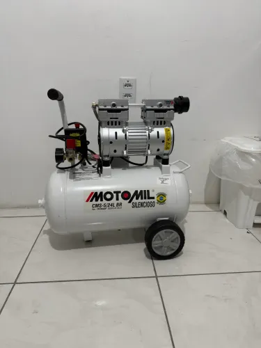Compressor odontológico novo na caixa
