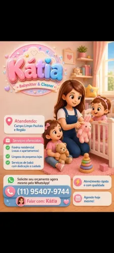 Babá e faxina 