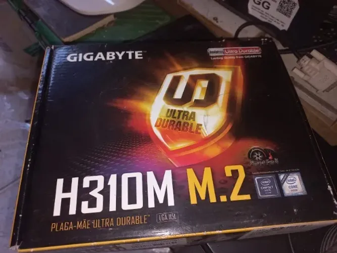 Placa mãe Gigabyte na caixa-Leia !