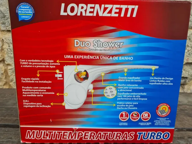 Chuveiro Lorenzetti Duo shower. 220v. 7500w
