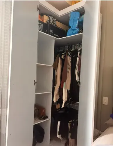 Guarda roupa Armário de Canto L - DESMONTADO