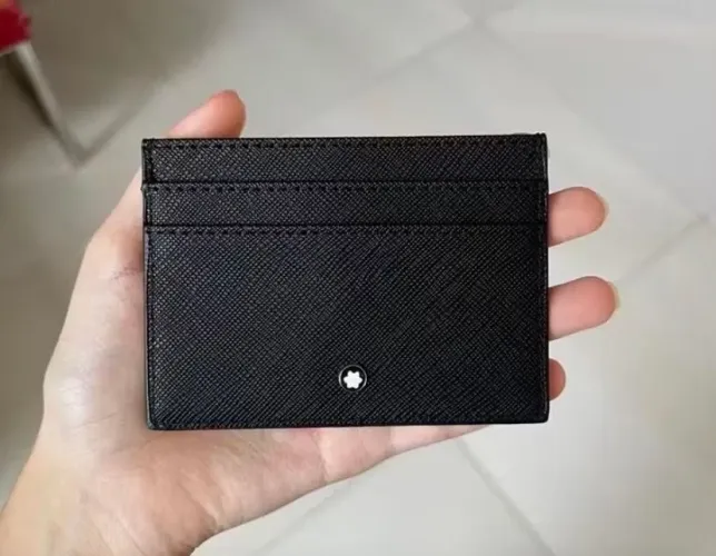 Carteira card holder preto da Montblanc