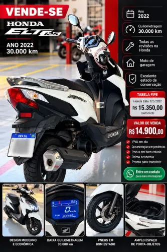 Vendo Moto Elite 125